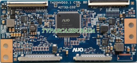 T420HVD03.1 Ctrl BD, 42T33-C02, TS-5542T33C01, LG 42LB652, AU Optronics, T CON Board, T420HWJ01.0