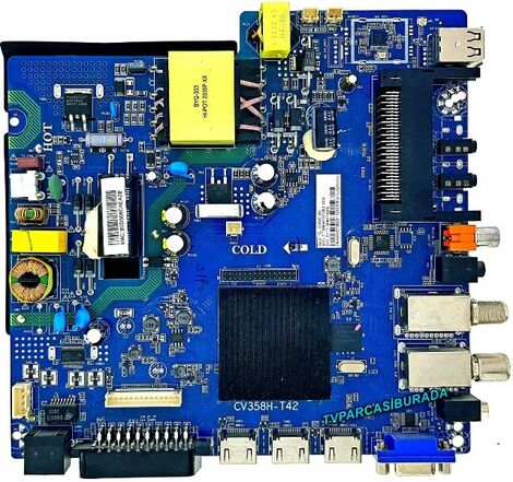 TELENOVA 43S8001 MAİN BOARD , CV358H-T42 , PT430CT02-6