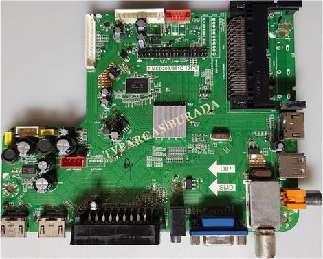 T.MSD309.B81C 12176, A12092408, 0A04781, LTA320AP33, Blaupunkt 32/1291-GB-5B-HBKU-DE, Main Board, Ana Kart, LTA320AP33