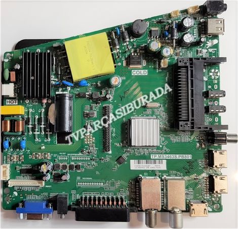 TP.MS3463S.PB801, A16056133, LSC400HN02, Awox AWX40102, Main Board, Ana Kart, KM0400LDH023, LSC400HM15