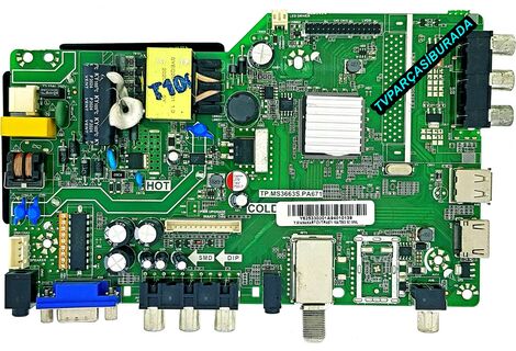 Sunny SN24LED63/0202 Main Board , TP.MS3663S.PA671 , 10AT503 , V236BJ1-P01