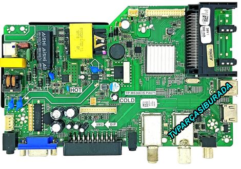 TP.MS3663S.PA671 , SGQABZ , Beko B24L 6845 LB , Main Board , 236WX1-H , 057E24-SA2