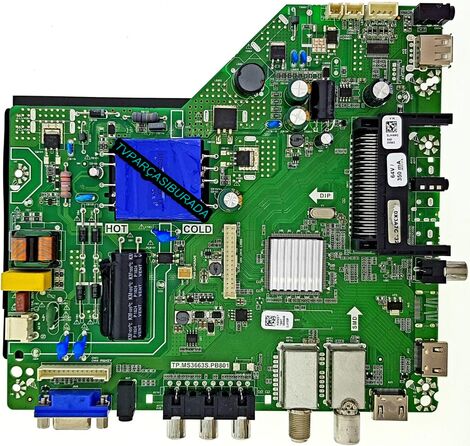 Beko B43L 5845 4B Main Board , TP.MS3663S.PB801 , TUHBCZ , SGPAOZ , 2GTBCZ , BOEI430WU1-H