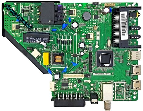 Axen AX32DAB04/0202 Main Board , TP.MS3663S.PB803 , Y.M ANAKART 32 10A T502 CVTE-3663 32 MNL , PT320AT03-1AL