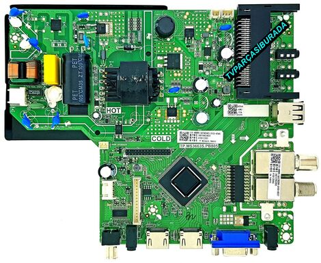 TP.MS3663S.PB805 , 1110-4000094 , Saba SB32F100 , Main Board , HK315LEDM-JHUYH