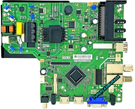 Onvo OV32100 Main Board , TP.SK508S.PB802 , 17B5-S991-SC2813WA , PT320AT0-15