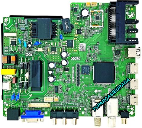 Saba SB43F250 Main Board , TP.SK508S.PB802 , CX430DLEDM , T430HVN01.0