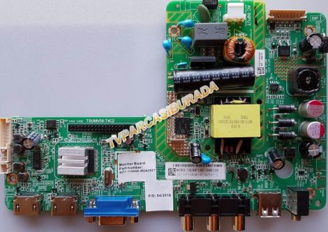 Premier PR 40L85 Main Board , TSUMV59-T4C2 , 9011-114A4A-483A2521 , K400WD8 , V400HJG-PE1