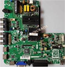 SANYO - TP.VST59.P83, A14110131-0A01882, LC420DUJ-SGE1, Sanyo LE16S16FM, Main Board, Ana Kart, CX420DLEDM