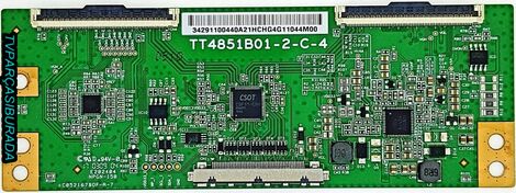 TT4851B01-2-C-4, 3429110044, AWOX AWX49125, T-Con Board, KM0490LDHF00019