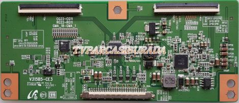 V315B5-CE3, 35-D058260, LG 32LV2500-ZA, T CON Board, V315B5-LE3 Rev.C1