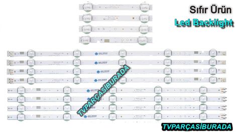 V8DN-490SMA-R1, V8DN-490SMB-R1, BN96-46572A, BN96-46573A, Samsung UE49N5300, Samsung UN49J5200, UN49M5300, CY-LN049BGLV1H, Led Bar, Panel Ledleri