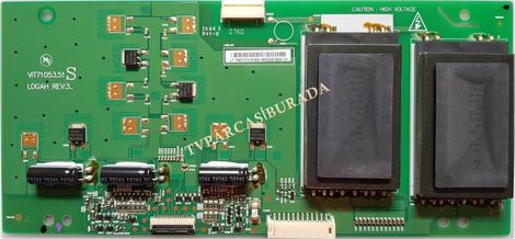 VIT71053.51, VIT71053.51 Rev 3, 1942T01018, Technika LCD42-207, Inverter Board, T420XW01 V.C