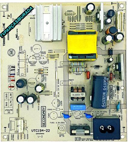 Beko B22 LW X320 Power Board , VTC194-22 , CWE140 , M215HG-L21