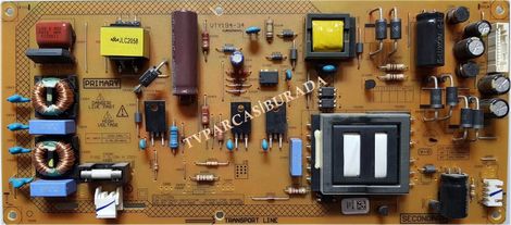 VTY194-34, ZKE140, Arçelik A40-LB-5533, Power Board, Besleme, LSC400HM09-A02