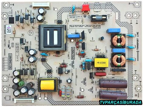 VZL194-02, ZGU140, Arçelik A32-LB-5313, POWER BOARD, Besleme, LC320DXN-SFR2