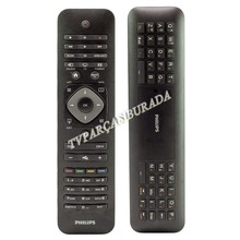 PHİLİPS - YKF315-Z01, Philips TVRC51312/12, HT11C0102V.25, Tv Kumandası Klavyeli , İKİNİ EL ÇALIŞIR DURUMDA