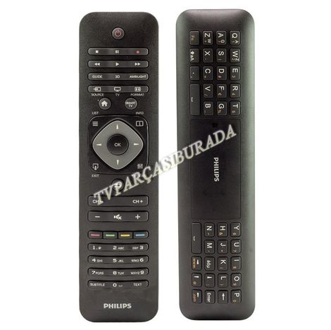 YKF315-Z01, Philips TVRC51312/12, HT11C0102V.25, Tv Kumandası Klavyeli , İKİNİ EL ÇALIŞIR DURUMDA