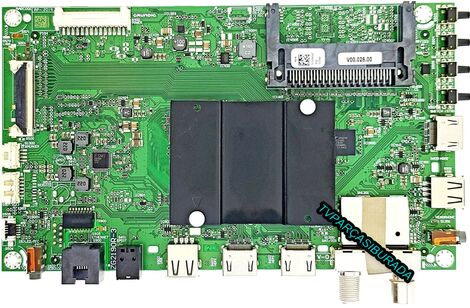 Grundig 43 GDU 7900B Main Board , ZG2190R-3 , SYUAGZ , LC430EGY-SKM3 , 057T43D43C