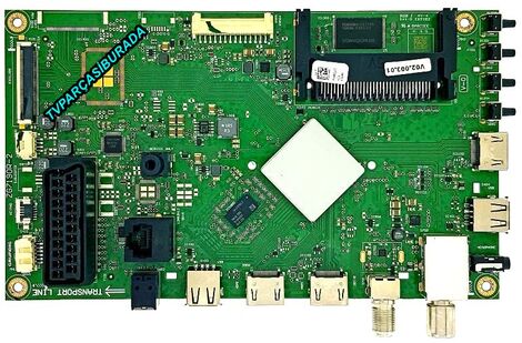 Beko B43L 6652 5B Main Board , ZG7190R-2 , PHRDZZ , 057D43A55P , LC430DUY-SHA1