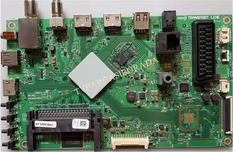 ZG7190R-9, RNPACZ, Arçelik A43L 6760 5W, Main Board, Ana Kart, LC430DUY-SHA1