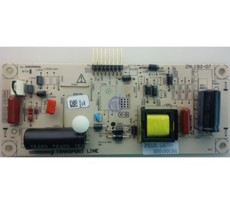 ZNL193-07, ZPS120, ZPS125, ARÇELİK 49 VLE 5537 BG , GRUNDİG 43VLE 5537, Led driver 