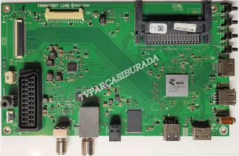 ZNS190R-6, P49MZZ, P49 MZZ, Arçelik A43L 5531 4W2, Main Board, Ana Kart, 057043B30C, T430HVN01.3