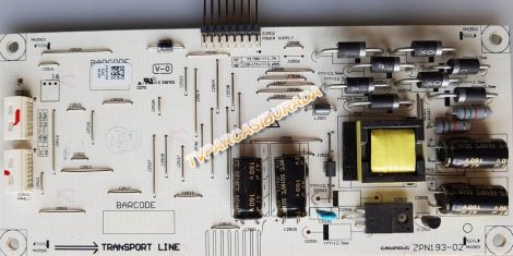 ZPN193-02, ZQX120, ZQX125, Grundig 40VLX 8600 BP, Led Driver Board, LSC400FN01-S03