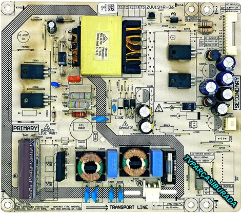 ZUV194R-06, ZUV140, Grundig 32 CLE 6745 AP, Power Board, HV320FHB-N00