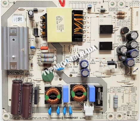 ZUV194R-8, WDK140, Beko B40L 6760 5B, Power Board, Besleme, 057D400B81V, LSC400HN02-804